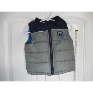 Grey and Blue Bubble Vest Healthtex